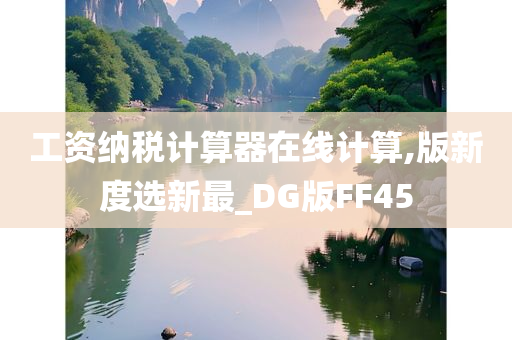 工资纳税计算器在线计算,版新度选新最_DG版FF45