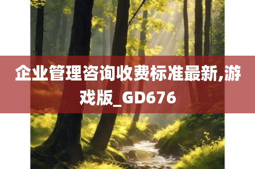 企业管理咨询收费标准最新,游戏版_GD676