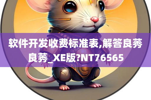 软件开发收费标准表,解答良莠良莠_XE版?NT76565