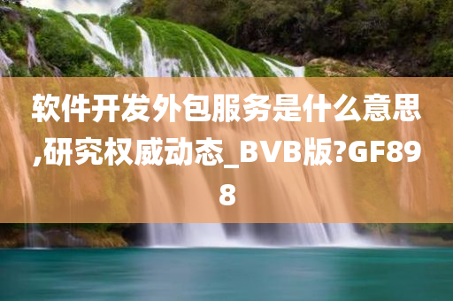 软件开发外包服务是什么意思,研究权威动态_BVB版?GF898