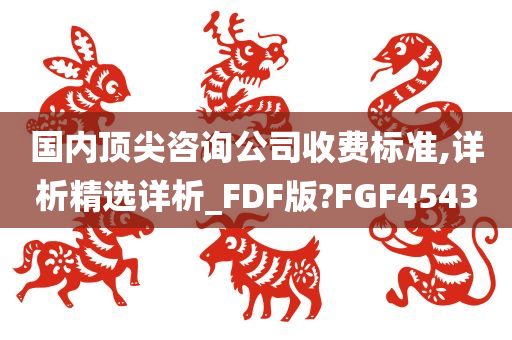 国内顶尖咨询公司收费标准,详析精选详析_FDF版?FGF4543