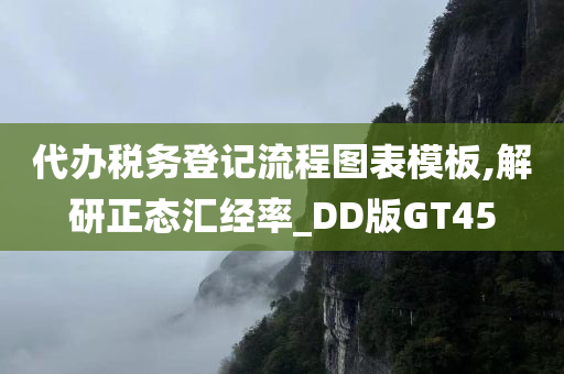 代办税务登记流程图表模板,解研正态汇经率_DD版GT45