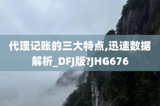 代理记账的三大特点,迅速数据解析_DFJ版?JHG676