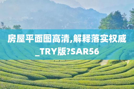 房屋平面图高清,解释落实权威_TRY版?SAR56