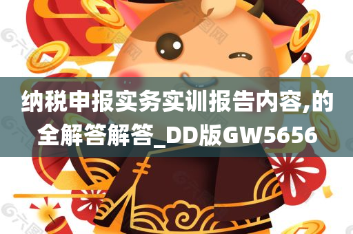 纳税申报实务实训报告内容,的全解答解答_DD版GW5656