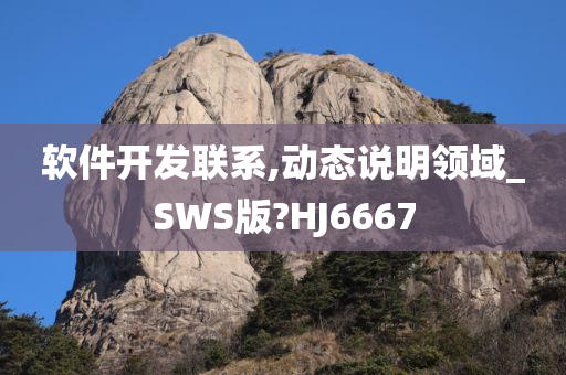 软件开发联系,动态说明领域_SWS版?HJ6667