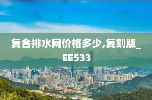 复合排水网价格多少,复刻版_EE533