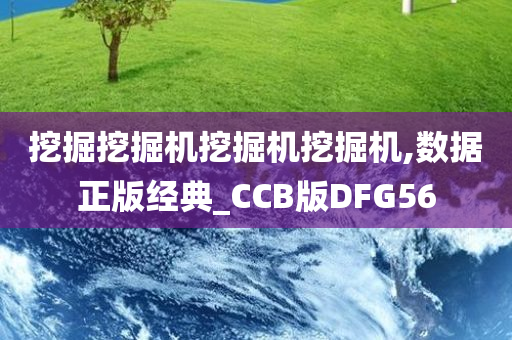 挖掘挖掘机挖掘机挖掘机,数据正版经典_CCB版DFG56