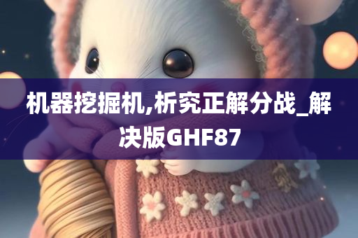 机器挖掘机,析究正解分战_解决版GHF87