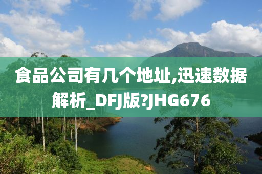 食品公司有几个地址,迅速数据解析_DFJ版?JHG676