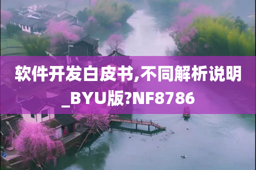 软件开发白皮书,不同解析说明_BYU版?NF8786