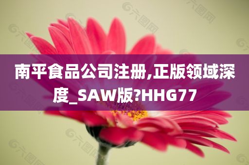 南平食品公司注册,正版领域深度_SAW版?HHG77