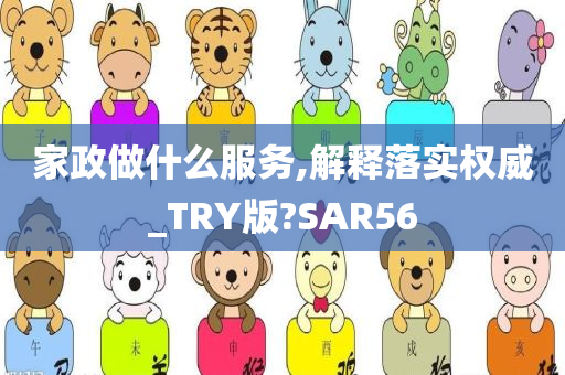 家政做什么服务,解释落实权威_TRY版?SAR56