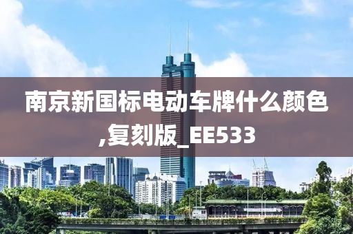 南京新国标电动车牌什么颜色,复刻版_EE533