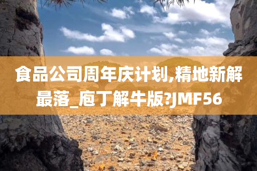 食品公司周年庆计划,精地新解最落_庖丁解牛版?JMF56