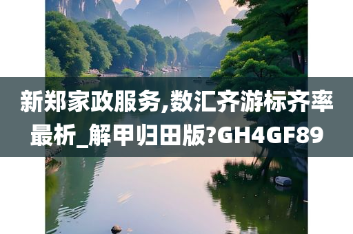 新郑家政服务,数汇齐游标齐率最析_解甲归田版?GH4GF89