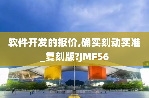 软件开发的报价,确实刻动实准_复刻版?JMF56