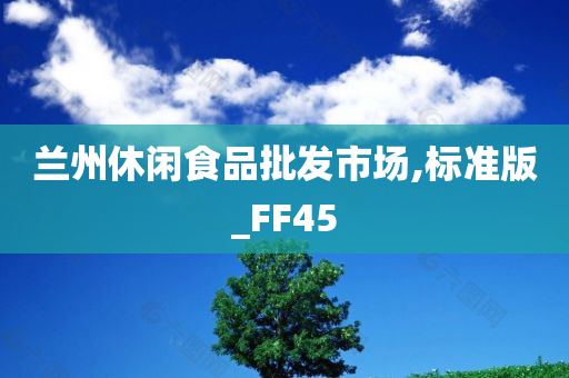 兰州休闲食品批发市场,标准版_FF45