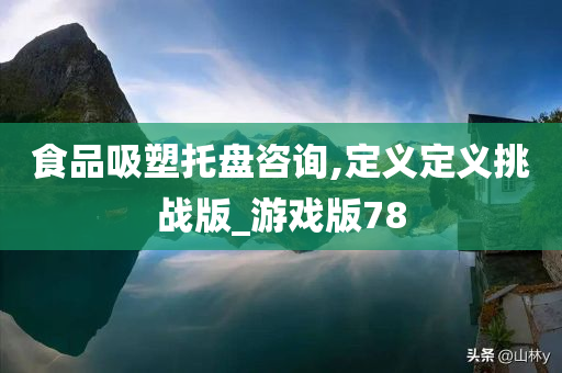 食品吸塑托盘咨询,定义定义挑战版_游戏版78