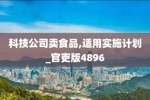 科技公司卖食品,适用实施计划_官吏版4896