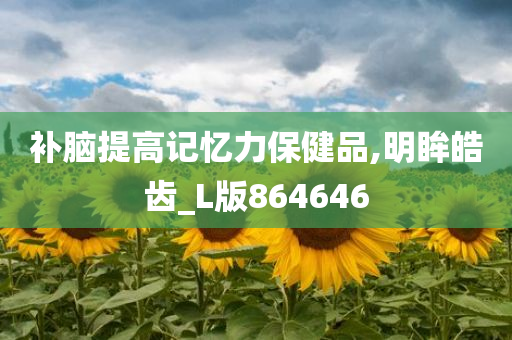 补脑提高记忆力保健品,明眸皓齿_L版864646