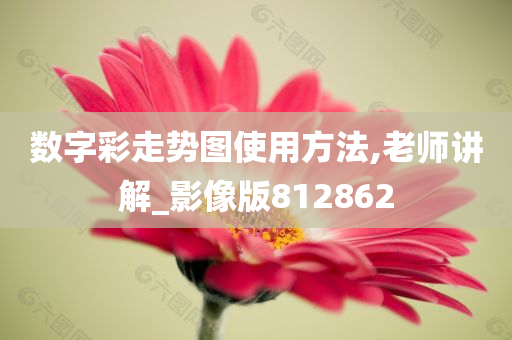 数字彩走势图使用方法,老师讲解_影像版812862