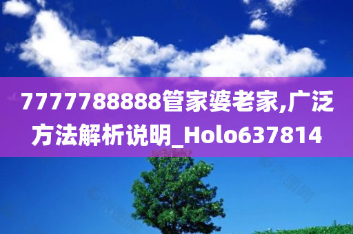 7777788888管家婆老家,广泛方法解析说明_Holo637814