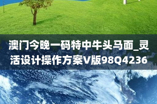 澳门今晚一码特中牛头马面_灵活设计操作方案V版98Q4236