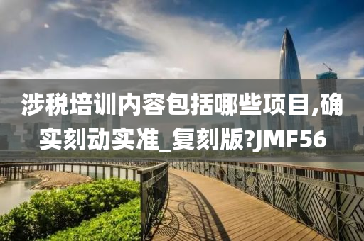 涉税培训内容包括哪些项目,确实刻动实准_复刻版?JMF56