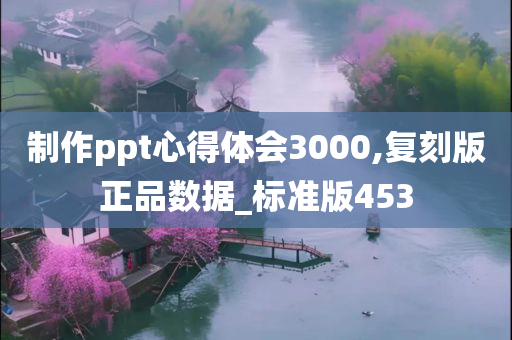 制作ppt心得体会3000,复刻版正品数据_标准版453